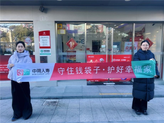 守住钱袋子 过好幸福年——中荷人寿上海分公司积极开展防非宣传活动